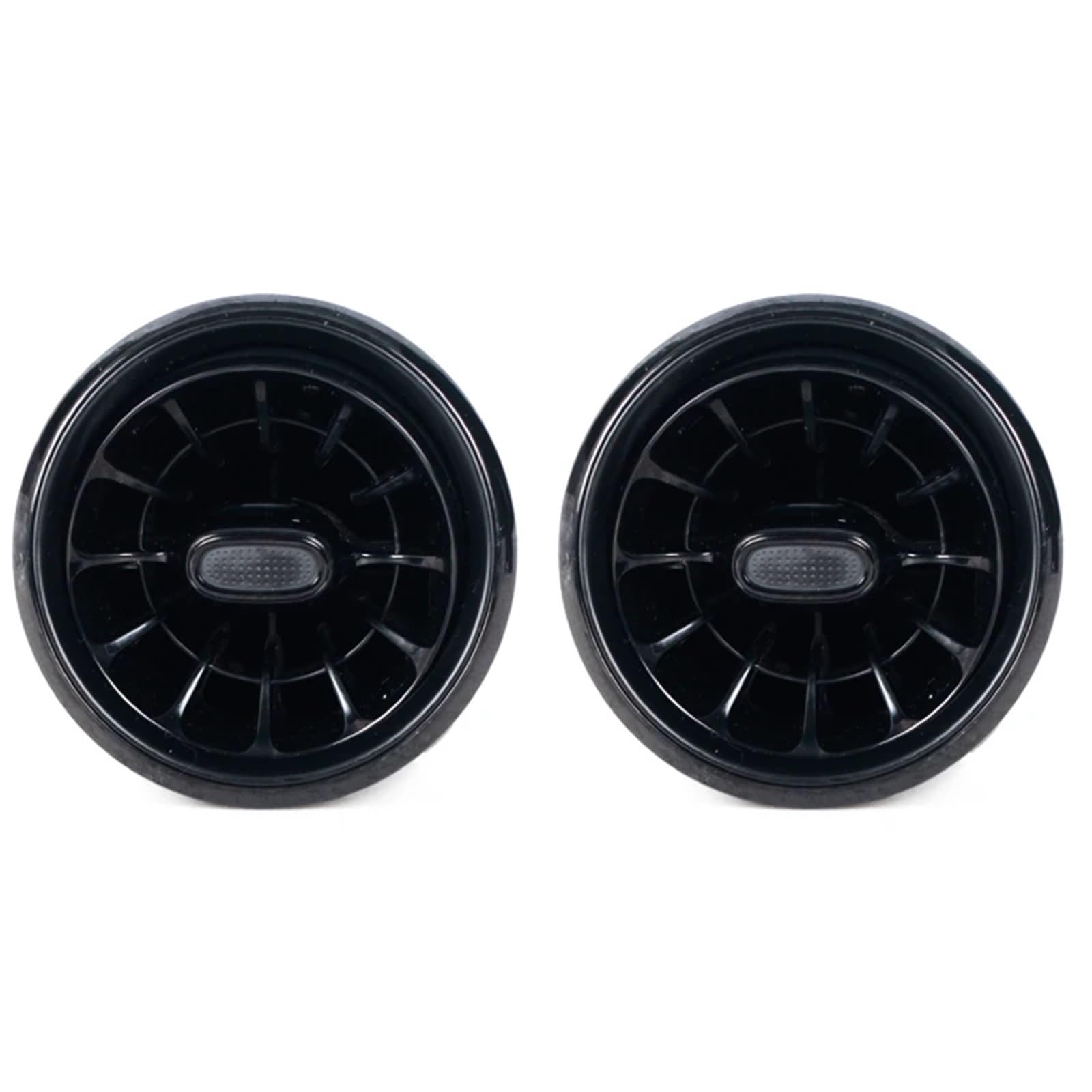 Front Center Dash Air Vent Grille/Fit For Benz V Class W447 Vito V250 V260 Car Dashboard AC Air Condition Vent Outlet Turbo Accessories(2pcs Black)