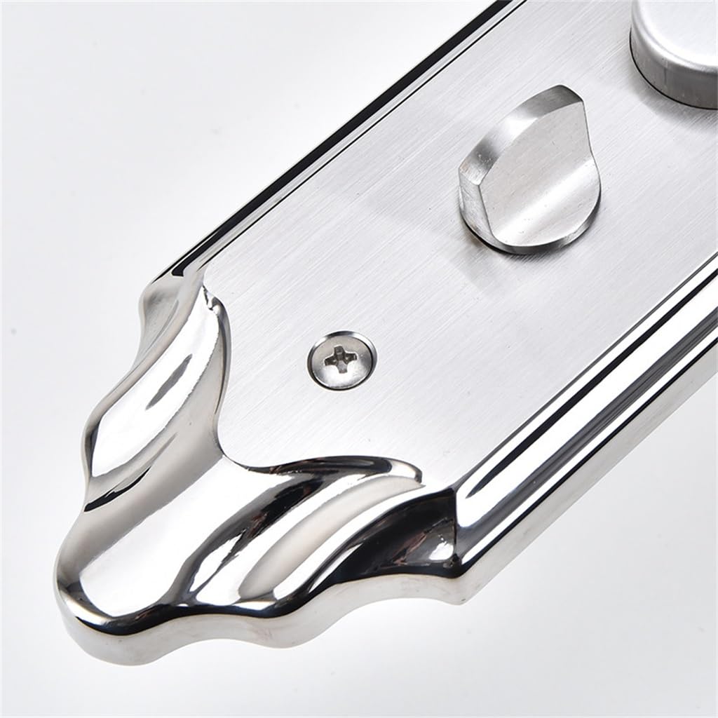 Cerradura de puerta interior Panel antirrobo Palanca de acero inoxidable Manija de puerta doble Lockset