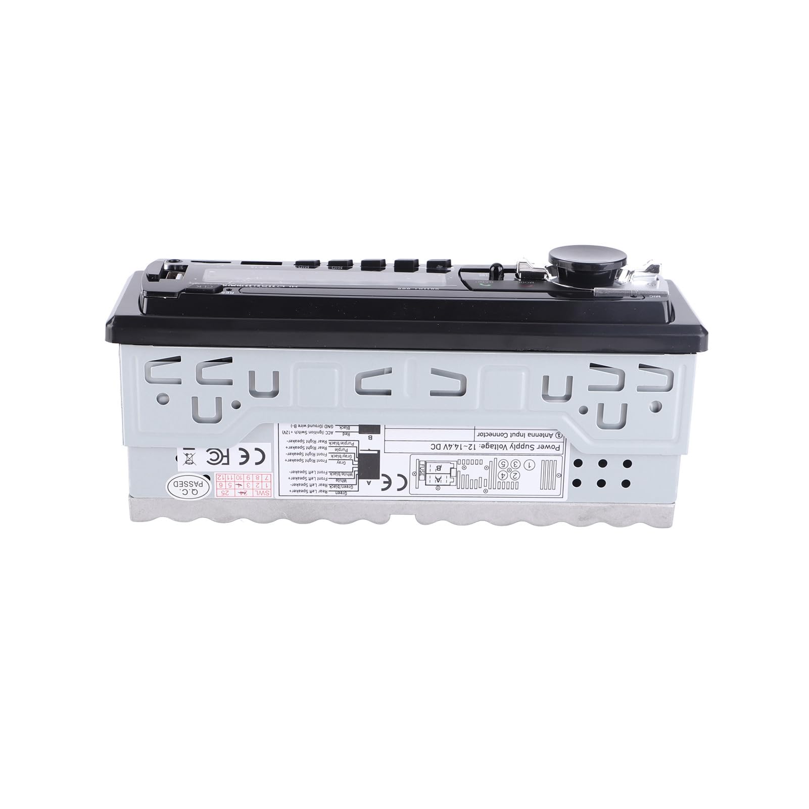 ciciglow Autoradio, SWM-530 Autoradio Bluetooth Mains Libres sans Perte Musique Lecteur MP3 Broche Unique Double USB Monté sur Voiture Bluetooth 4.0 Lecteur Radio FM Entrée Audio AUX