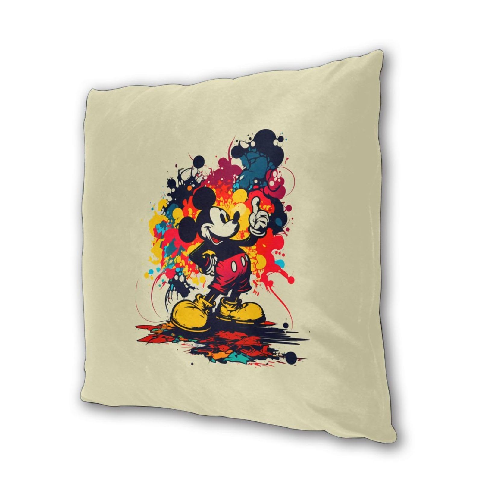 Amazon.co.jp: クッションカバー ミッキーマウス 枕カバー 2枚セット