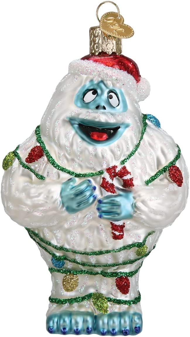 Old World Christmas Glass Blown Ornament with S-Hook and Gift Box (Bumble, 44203)