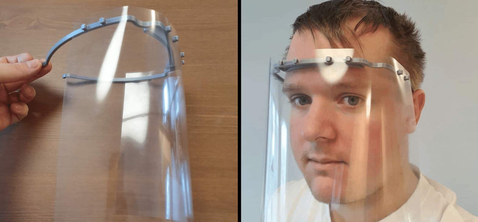 Face Shield (200 Micron with hair band) - Pack of 10-image-11