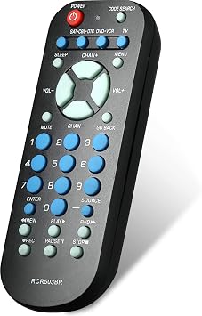 Universal 3-Device IR Remote Control Replacement Fit for RCA