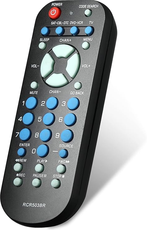 Universal 3-Device IR Remote Control Replacement Fit for RCA