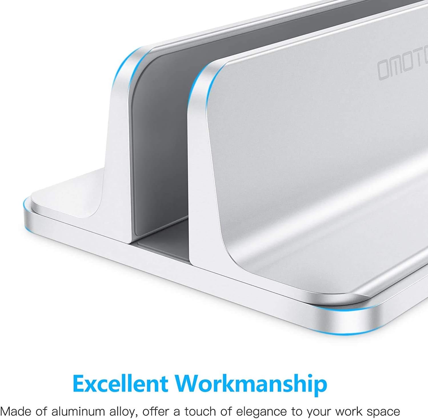 Get Special Price Vertical Laptop Stand Holder, OMOTON Desktop Aluminum MacBook Stand with Adjustable Dock Size, Fits All MacBook, Surface, Chromebook and Gaming Laptops (Up to 17.3 inches), Silver New Product Vertical Laptop Stand Holder, OMOTON Desktop Aluminum MacBook Stand with Adjustable Dock Size, Fits All MacBook, Surface, Chromebook and Gaming Laptops (Up to 17.3 inches), Silver