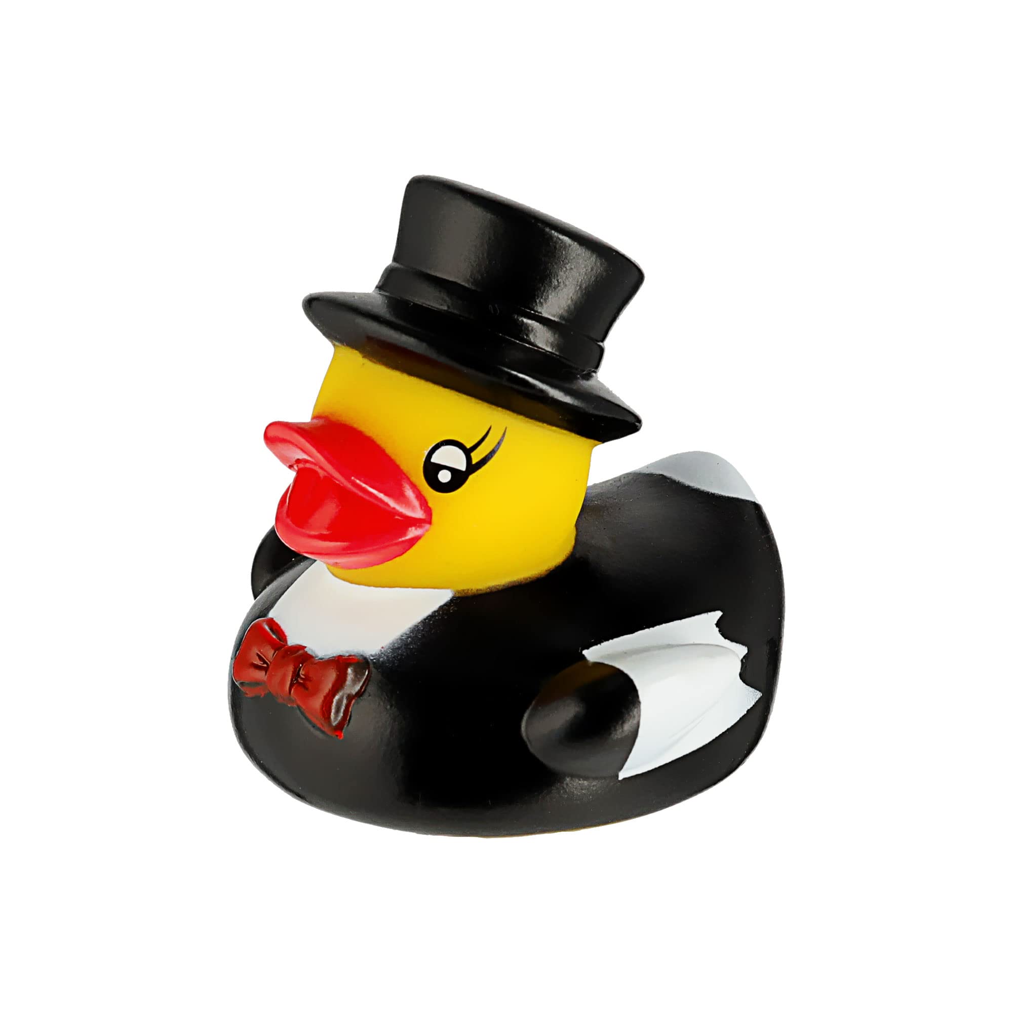 Canard De Bain Pour Couple De Mariés - Hauteur : 5 Cm - Jaune - Jouet De Bain - Cadeau De Mariage