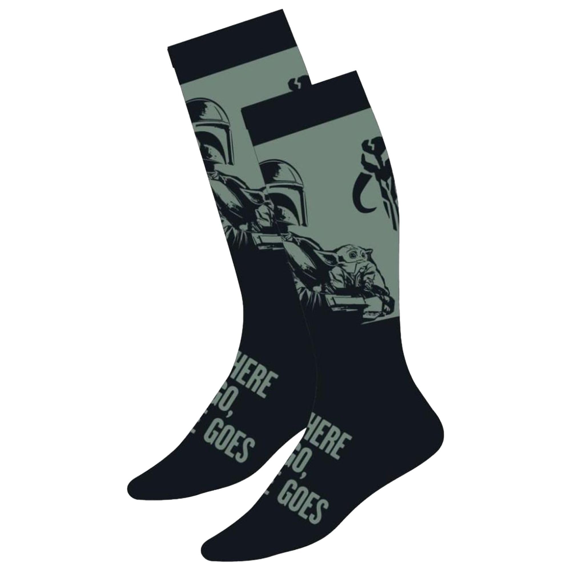 CERDÁ LIFE'S LITTLE MOMENTS The Mandalorian Pair of Adults Socks for Everyday Wear and Gifts