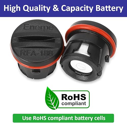 Miniatura 2 de RFA-188 - Batería de repuesto de alta capacidad compatible con collares PetSafe, paquete de 4