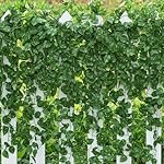 CEWOR Fake Vines for Room Decor 24 Pack 168ft Artificial Ivy Greenery Garland for Bedroom Wall Decor, Hanging Green Leaves for Party Wedding Christmas Decoration - Image 3