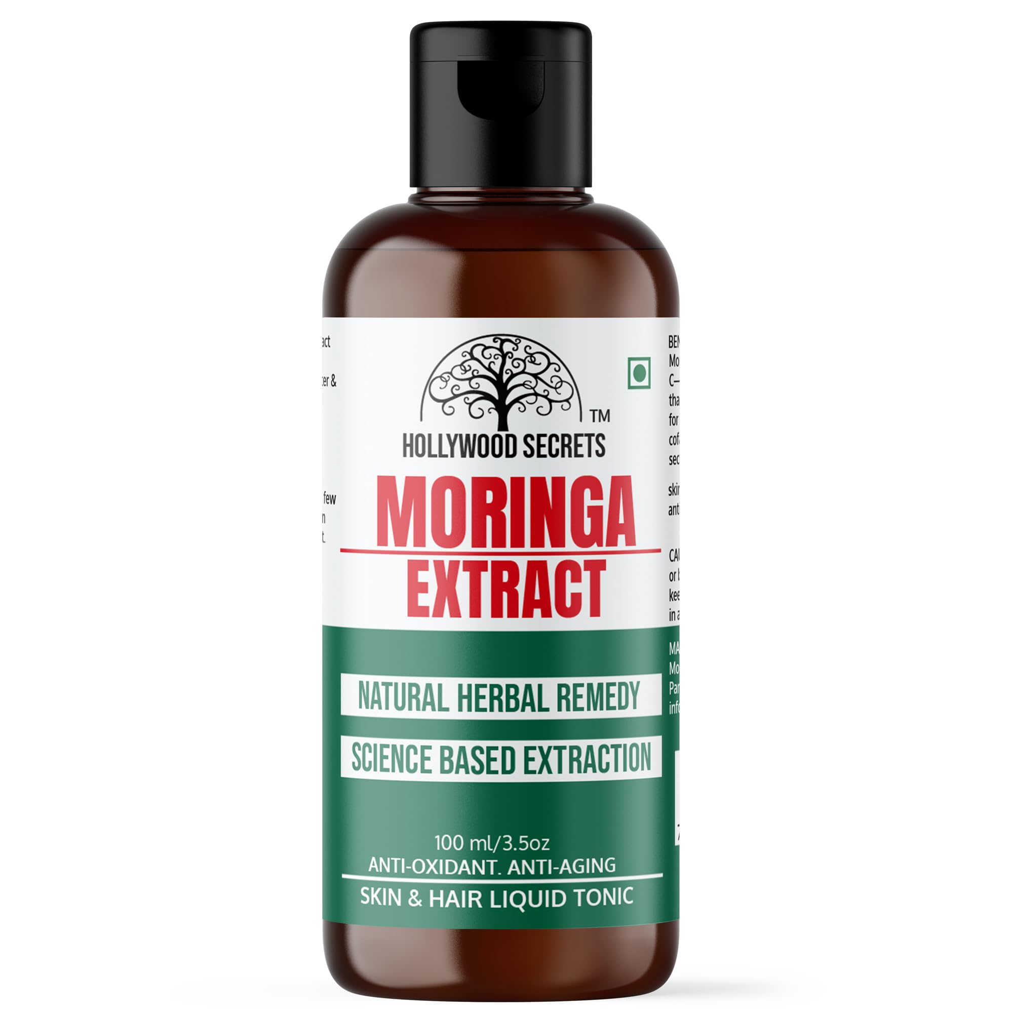 Pure 85% Moringa Liquid Botanical Extract |Skin | Hair | 100ml