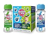 Bubble Lick Sour Blue Raspberry Sour Green Apple Flavored Bubbles 4 Pack Fun for Kids and Families