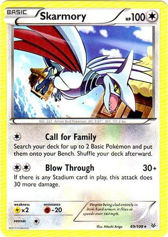 Pokemon - Skarmory (69/108) - XY Roaring Skies