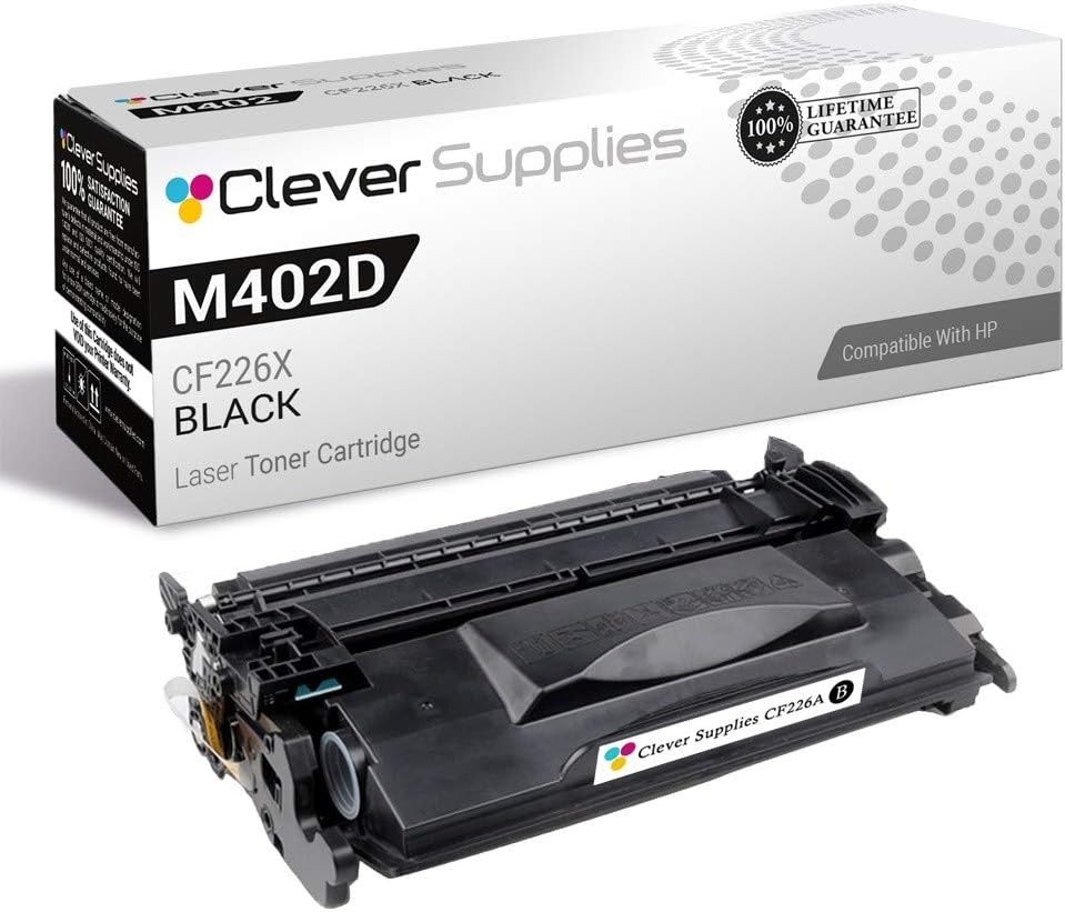 CS Replacement Toner Cartridge Compatible with HP M402DN-MICR CF226A CF226X Black