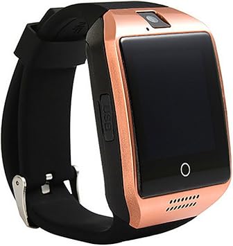 ZOMTOP Q18 Smart Watch teléfono Bluetooth cámara SIM TF Tarjeta SmartWatch  para Android Samsung LG Google Pixel y iPhone 7 7Plus 6 6S 6S Plus (Gold) :  Amazon.es: Electrónica