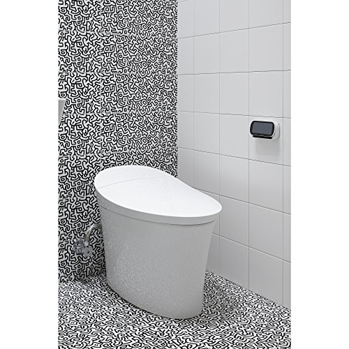 Kohler K-5401-0 Veil Skirted 1 Piece Smart, Dual Flush Toilet In White #TOP4