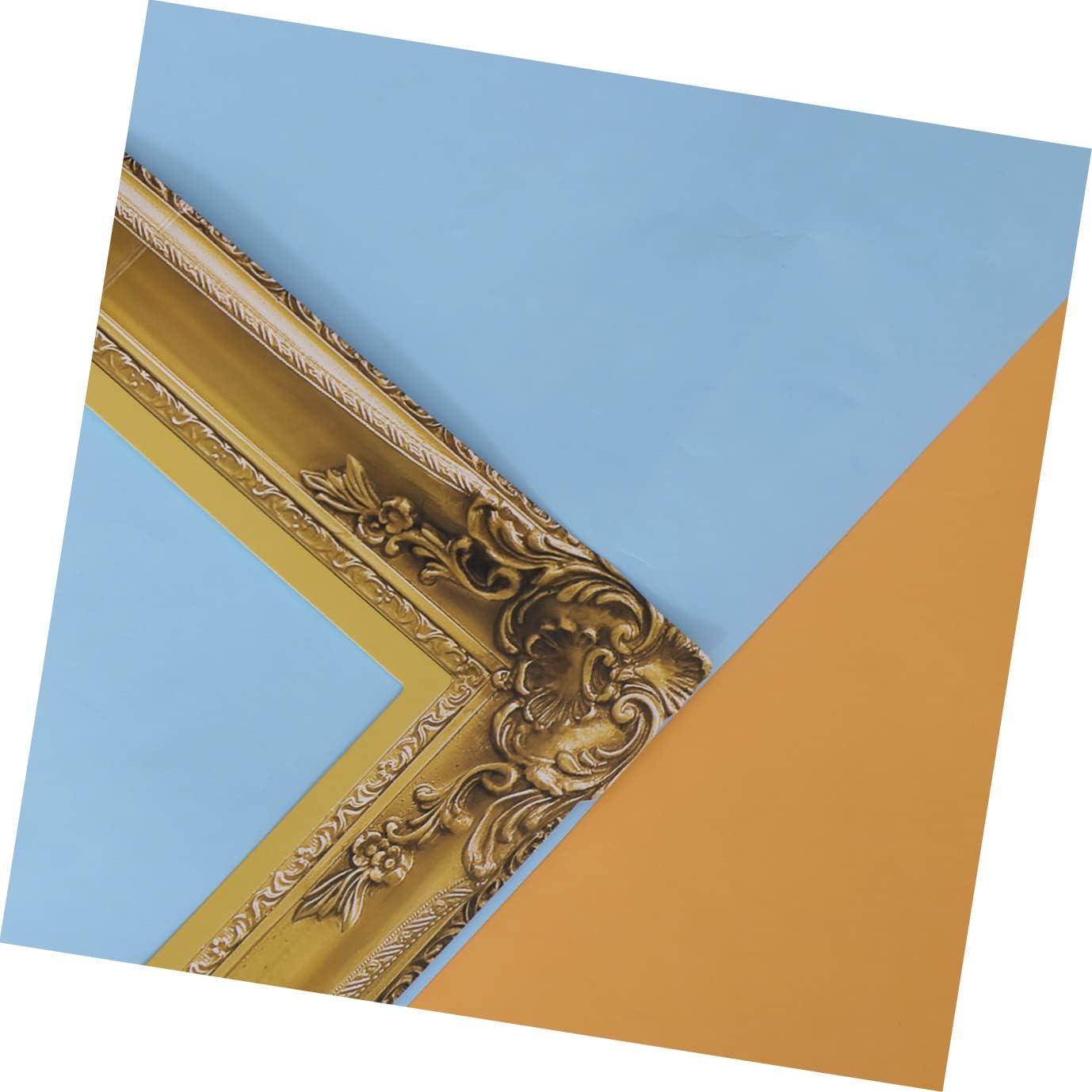 5Pcs Antique Gold Paper Picture Frame Cutouts for DIY Photo Booth Props for Wedding and Birthday Party Decorations Vintage Picture Frames