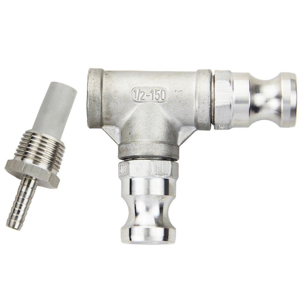 UP100 Camlock Homebrew Inline 2.0 Micron Oxygenation/Aeration Assembly 1/2