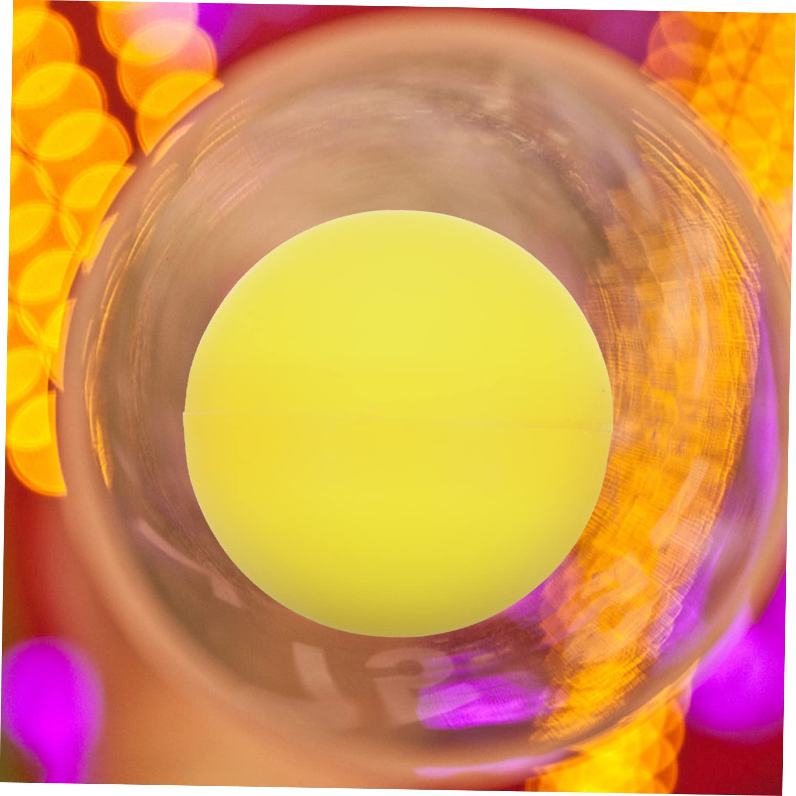 OSOLADY Table Tennis Balls Plastic Numbered Pong Balls 40mm Yellow for Bingo and Games