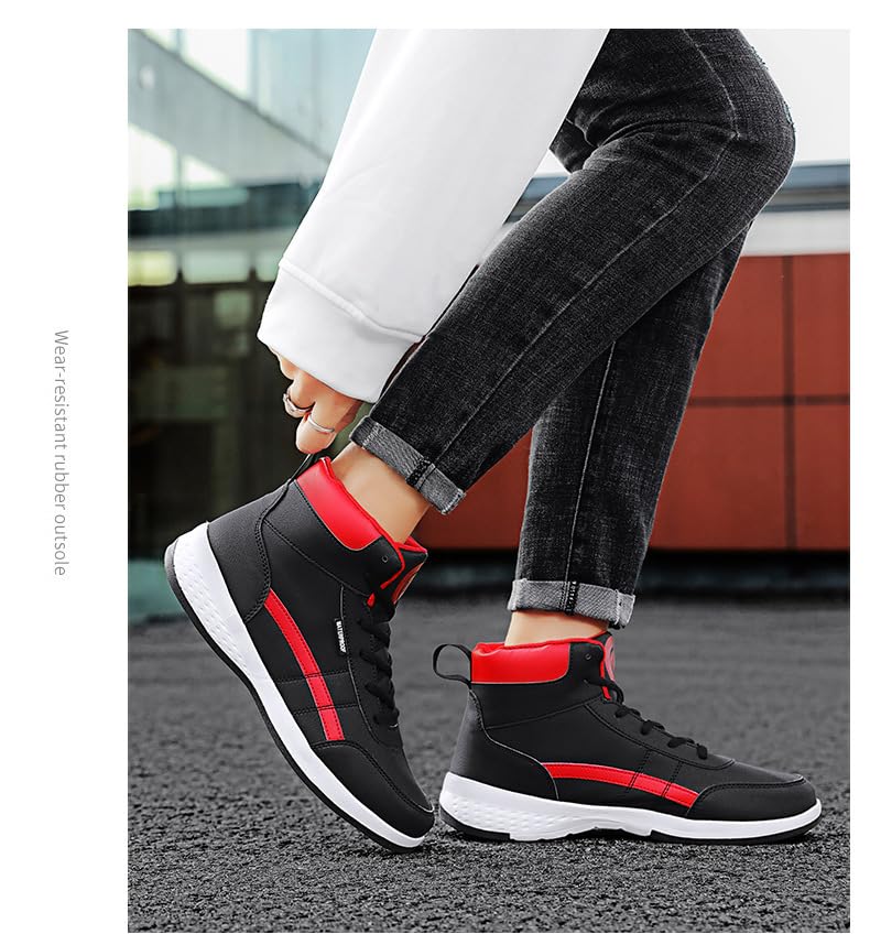 Men's Large Size High-Top Sports Shoes - Fashion Lightweight Casual Sneakers4