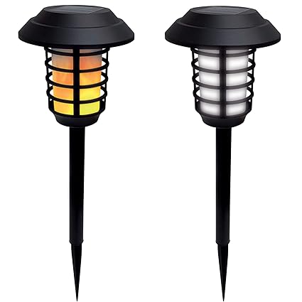 Bell + Howell 7210 Pathway Lights, 8 Pack, Black