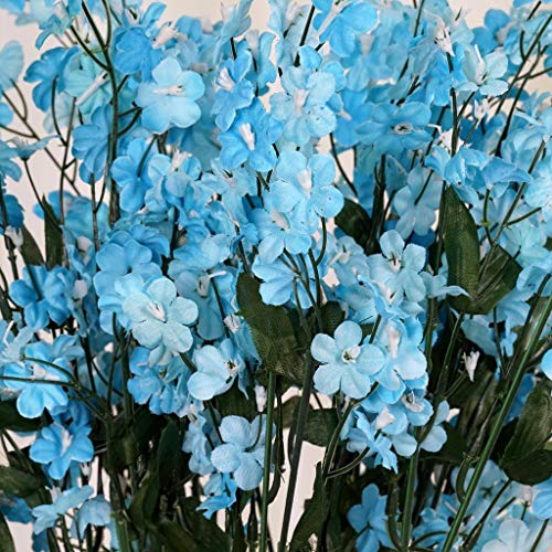 Balsacircle 32 Turquoise Silk Baby Breath Artificial Flowers - 12 Bushes - Wedding Party Centerpieces Arrangements Bouquets Supplies #TOP2
