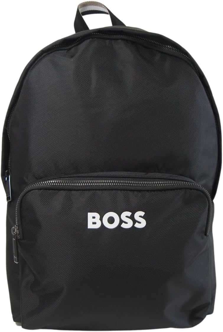 BOSS ブラック リュック BOSSバックパック BOSS モノグラム バック