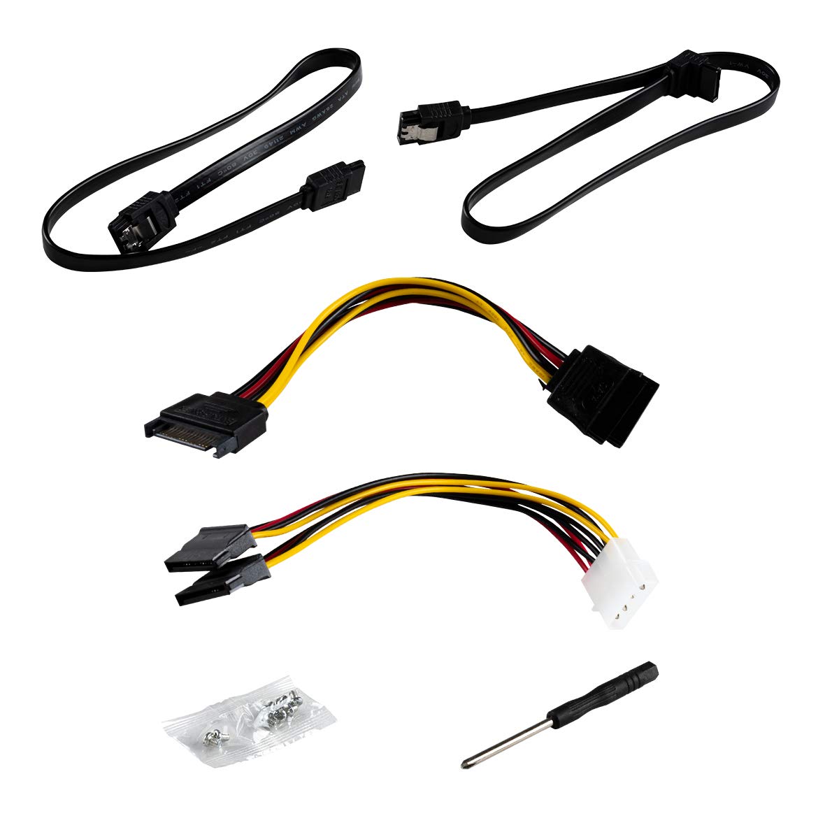 UNYKAch KIT ADATTATORE SSD DUAL A 3.5 CON CAVO E ACCESSORI
