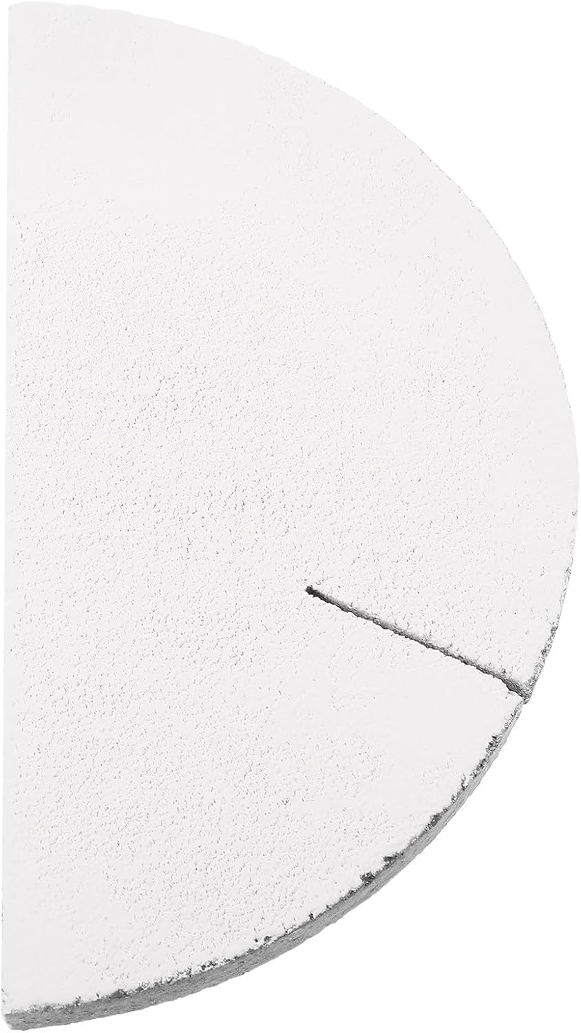 HOODANCOS Ceramic Firing Shelf Bracket Semicircle 20cm High-Temperature Resistant Kiln Support for Pottery and Clay Art Crafting