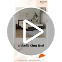Image of Wakefit Bed | 3 Yr Warranty | King Size Bed, Comes with Storage Box, Noise-Free, Density: 680-750 kg /m, Termite & Borer Resistant, Fits Mattresses Up to 8 inches (Centaur 78 x 72 - Wyoming Maple)