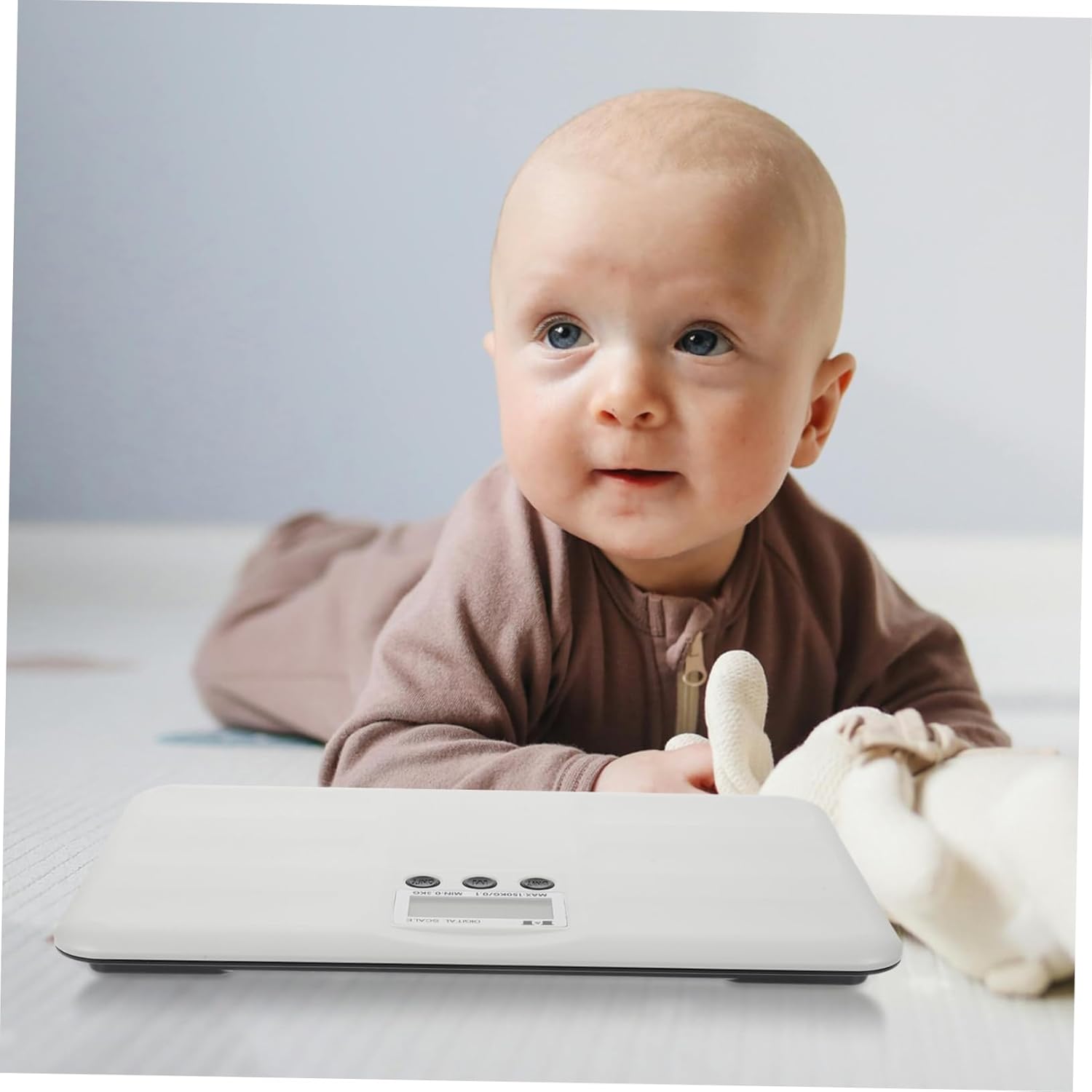 Vaguelly Electronic Scale Multi Function Digital Weight Scale for Pets Adults Classic Design Capacity LCD Display No Battery Required