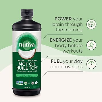 Nutiva Coconut Oil Mct Liquid946Ml, 946 ML