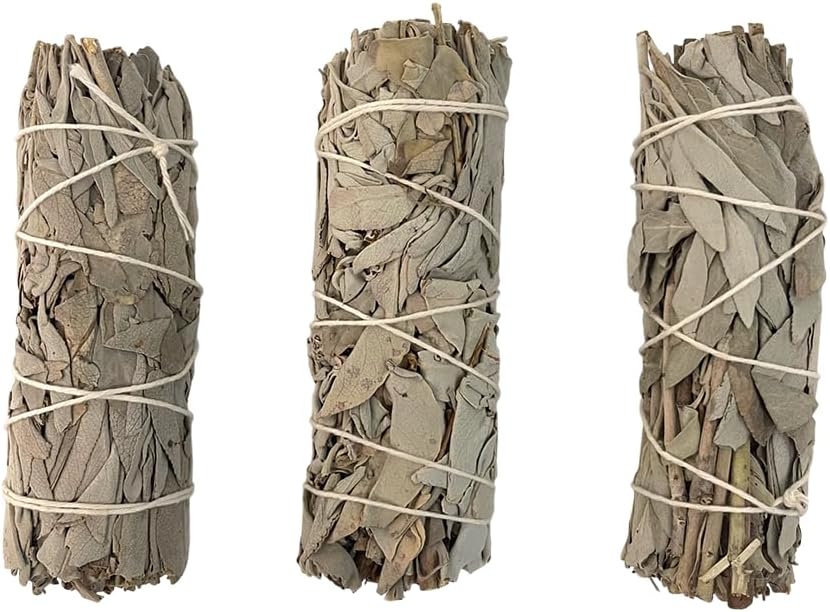 VIE Smudge Stick, White Sage 4" (Pack of 3)