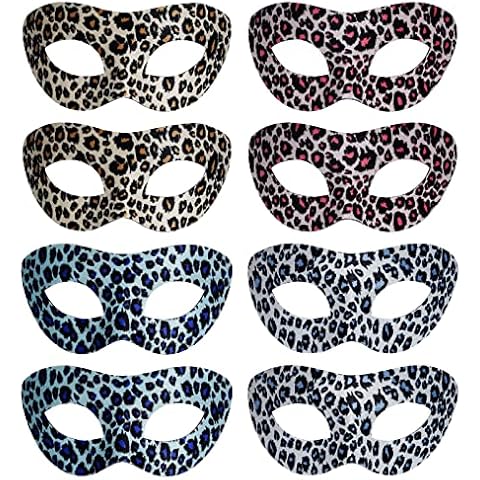 Yookat 8 Pieces Masquerade Mask Face Mask Venetian Mask (Multicolor) Cover