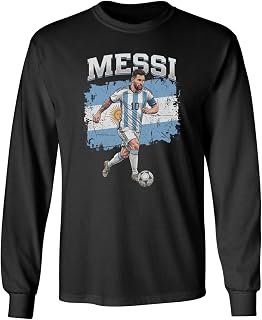 Greatness Inspired Graphic Argentina Fan Soccer Pride Long Sleeve T-Shirt