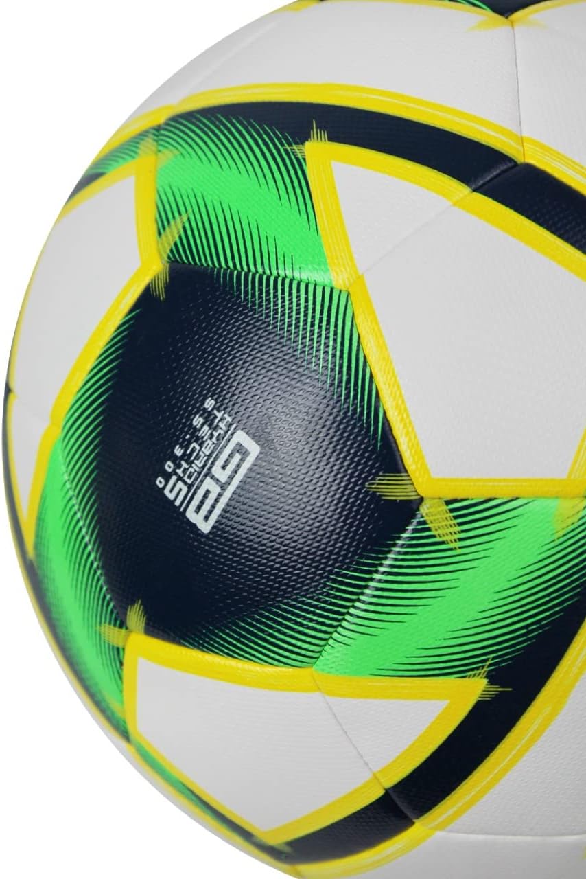 Voit Soccer Ball No. 5 Liga MX Clausura 2023, White/Yellow/Green: for Passionate Amateur Players, Built with Cutting-Edge Hybrid Tech Technology