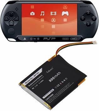 900mAh Replacement 4-285-985-01, SP70C Battery Compatible with PSP E1000, PSP E1002, PSP E1004, PSP E1008, Pulse Wireless Headset 7.1