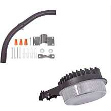 Mount Arm and 120W LED Barn Light Dusk to Dawn