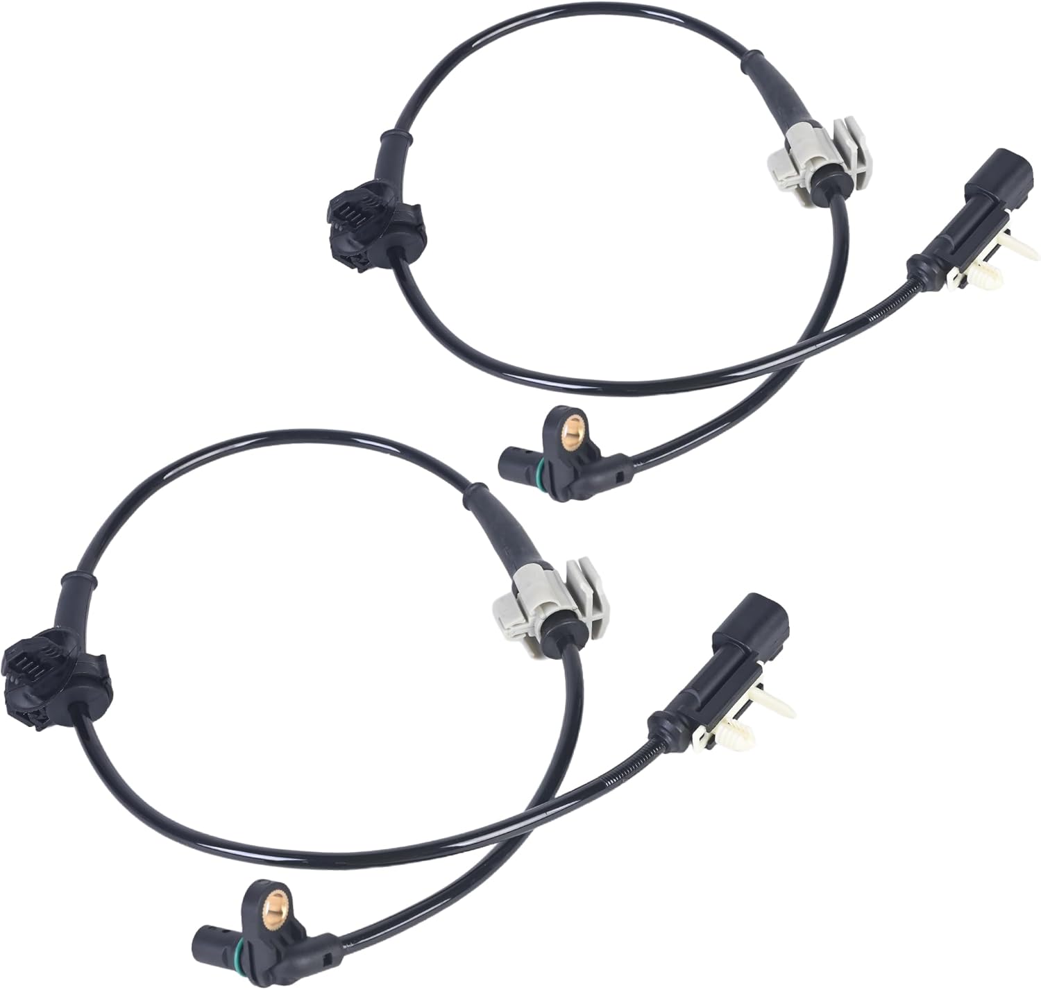 ABS Wheel Speed Sensor 4PCS Front/Rear/Left Driver/Right Passenger Fit for ESCALAD CHEVY AVALANCH SILVERADO 1500 SUBURBAN 1500 TAHOE GMC SIERRA YUKON/YUKON XL 1500 Replace OE# 15229012 ALS1464