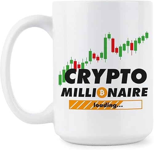 Vista 4 de We Got Good Crypto Millionaire Loading Mug Cryptocurrency Taza de café Crypto Meme Tazas Regalo