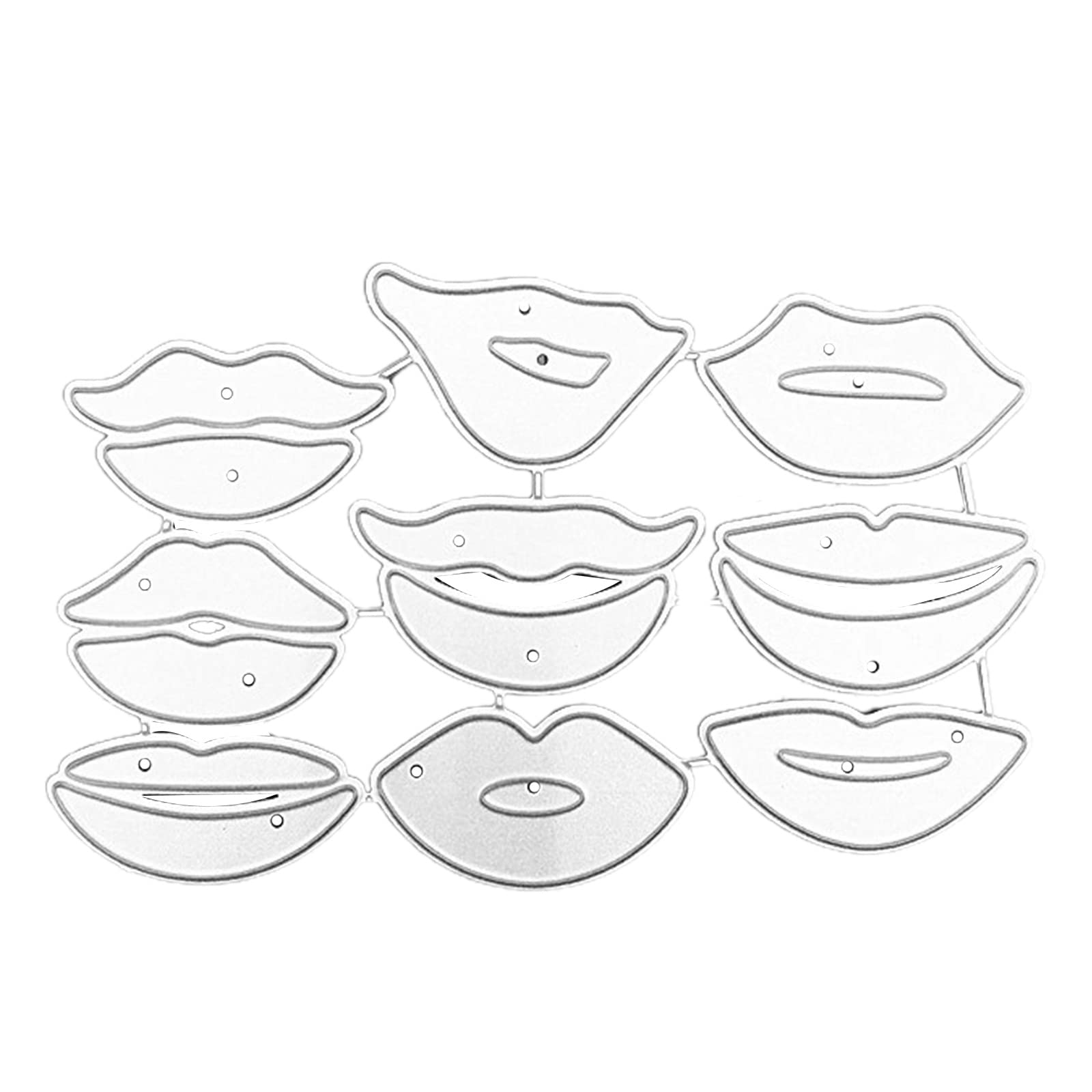 Uqezagpa A Uqezagp Lips Metal Cutting Dies Projects Rt Creation Supplies For Birthday Greeting Card Decoration Metal Cutting Dies For Scrapbooking