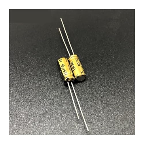 ICXLPMC 10pcs 10uF 63V FW Series 5x11mm 63V10uF HiFi Aluminum Electrolytic Capacitor DIY