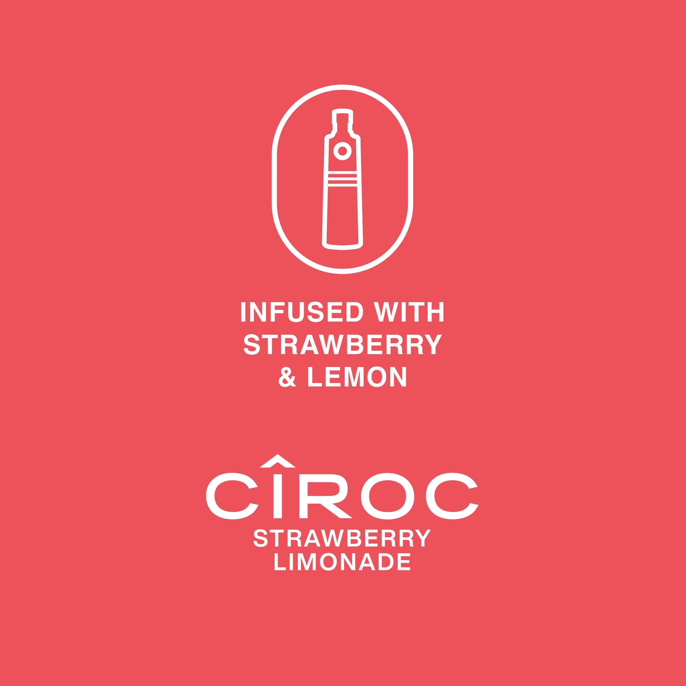 Ciroc Strawberry Limonat Vodka, 30% vol, 0.7L