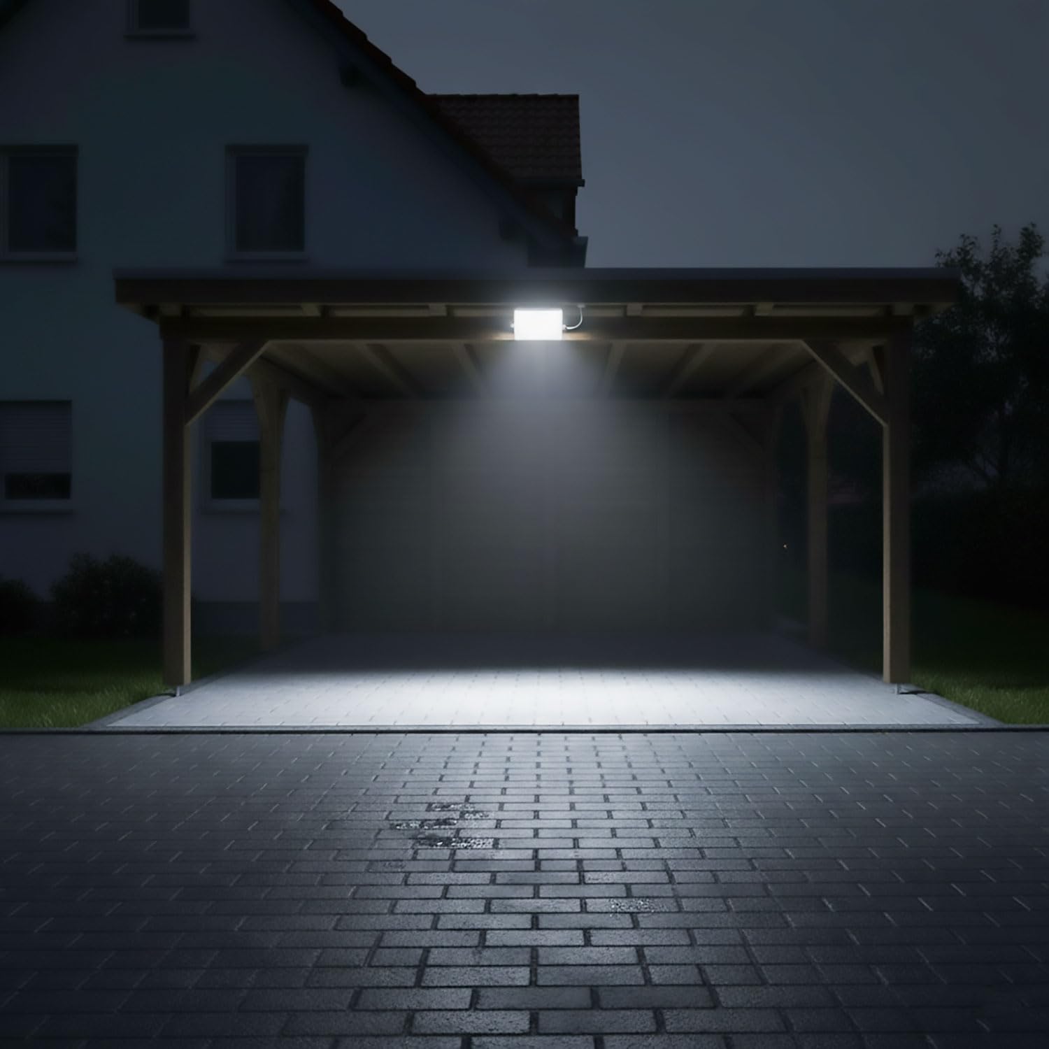 Theben 1020672 theLeda B20 Dual WH reflektor LED 20 W zewnętrzny IP65