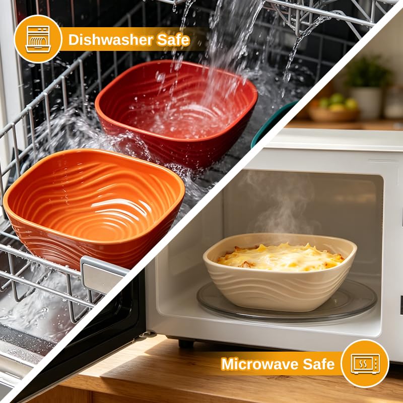 Plastic Dipping Bowls, 24 Pack with 50 Food Flags, 5 Oz Microwave Safe - image 6