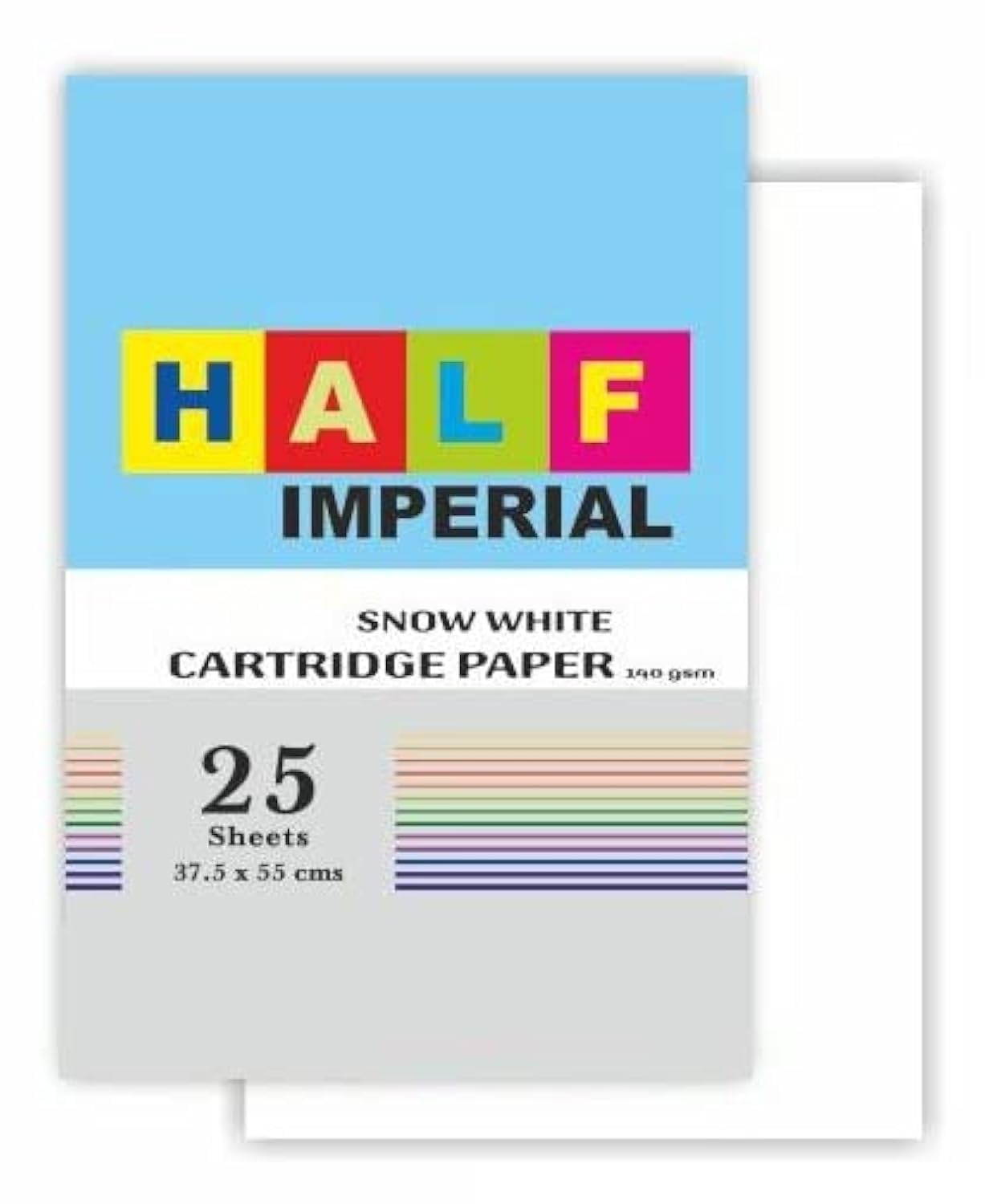 SEJASCOLLECTIONS | Pack of 25 Sheets | A2 Size, Engineering Drawing Cartridge Paper Half Imperial Sheets, Architect Drawing for Students and Professional & Budding Artist, A2 Size, Approx 55X37.5 cm.