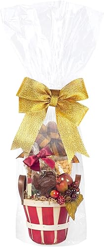 Miniatura 3 de Morepack Bolsas de celofán de 10 x 20 pulgadas, bolsas de regalo de celofán transparente para tazas, botellas, 10 piezas