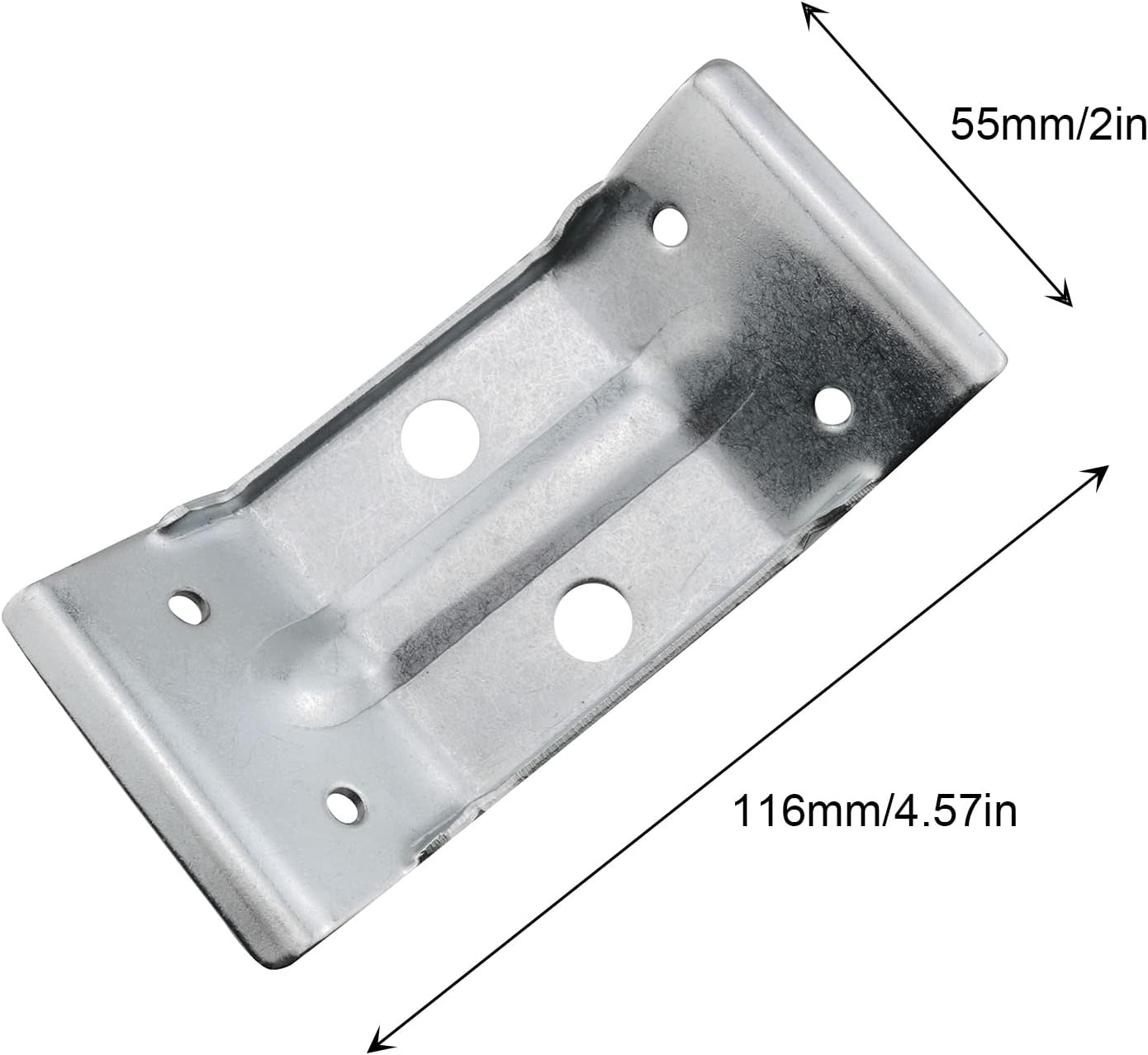 Corner Bracket JCBIZ 4pcs 116x55mm Thickened Stainless Steel Boat Shape Table Leg Corner Brace