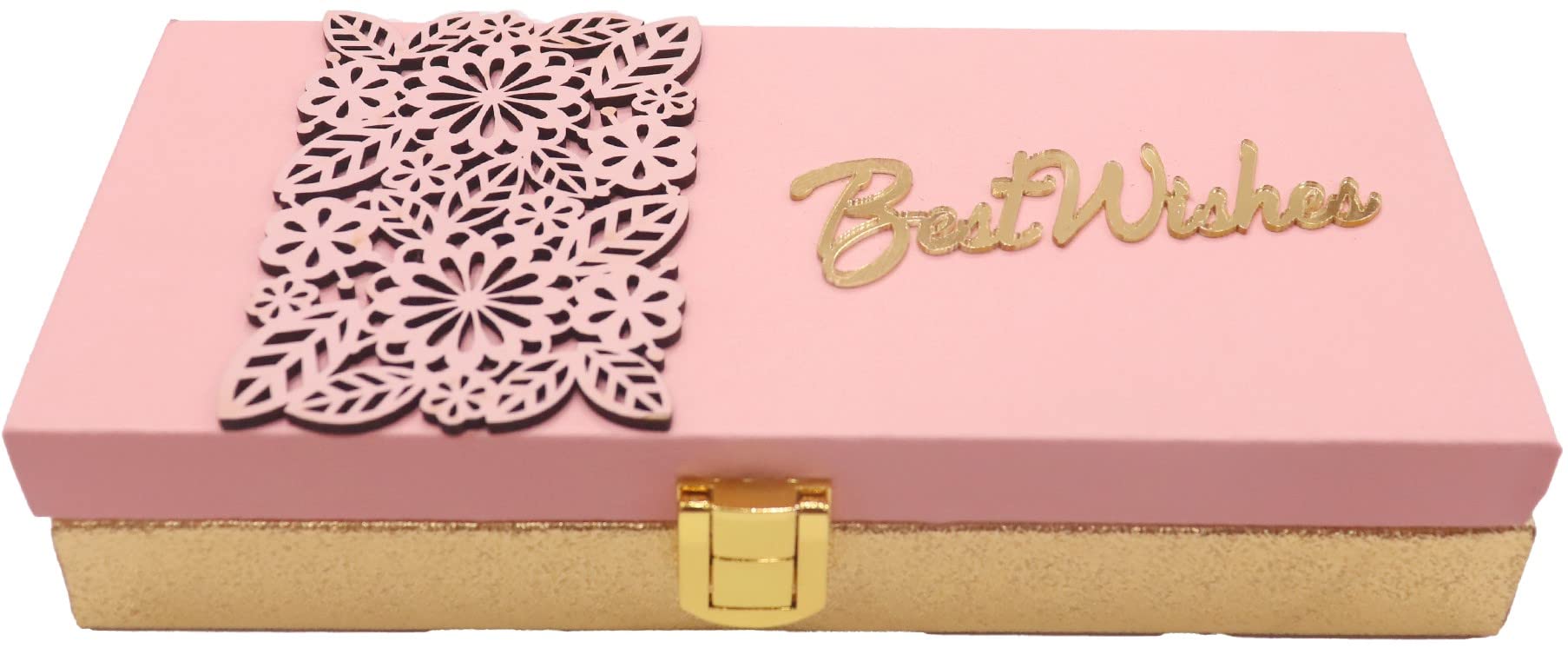 Topshelf Designer Lazer Cutting Shagun Cash Box Or Gaddi Box For Shagun,Money Box For Wedding,Anniversary, Ring Ceremony,Eidi,Baby Shower, Or Any Other Occasion (1, Pink) (B0B68YY1ZZ) Amazon Price History, Amazon Price Tracker