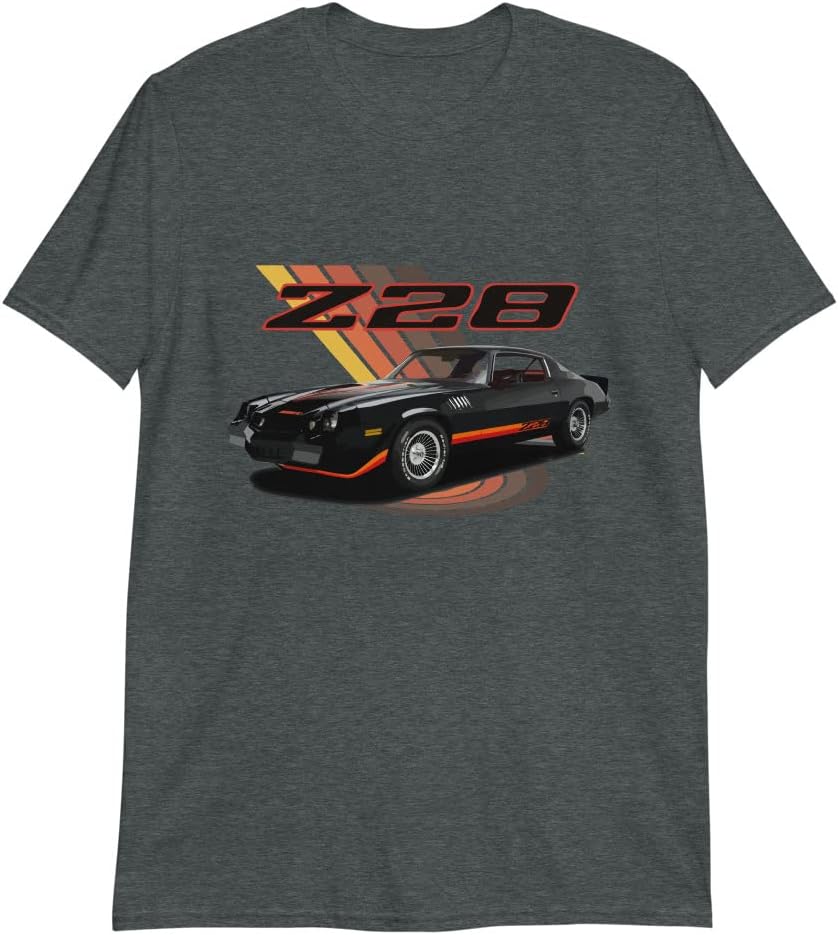 1979 Camaro Z28 Retro 70s 1970s Muscle Car Graphic T-Shirt | Vintage Car Enthusiast Gift