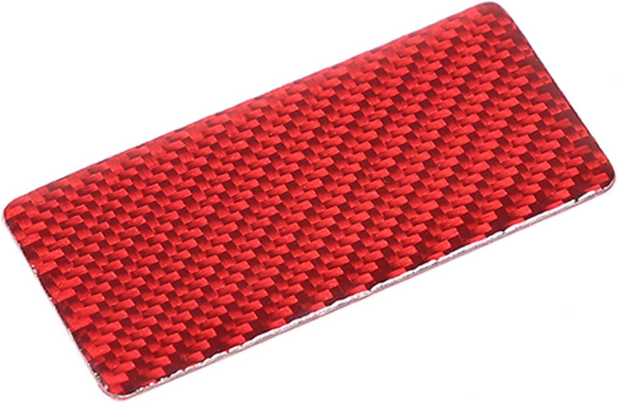 Glove Box Handle Switch Cover Trim for INEOS Grenadier 2020-2025 Accessories, Co-Pilot Glove Box Latch Handle Cover, Passenger Glove Storage Box Handle Lock Switch Cover Sticker, Carbon Fiber (Red) - Image 7